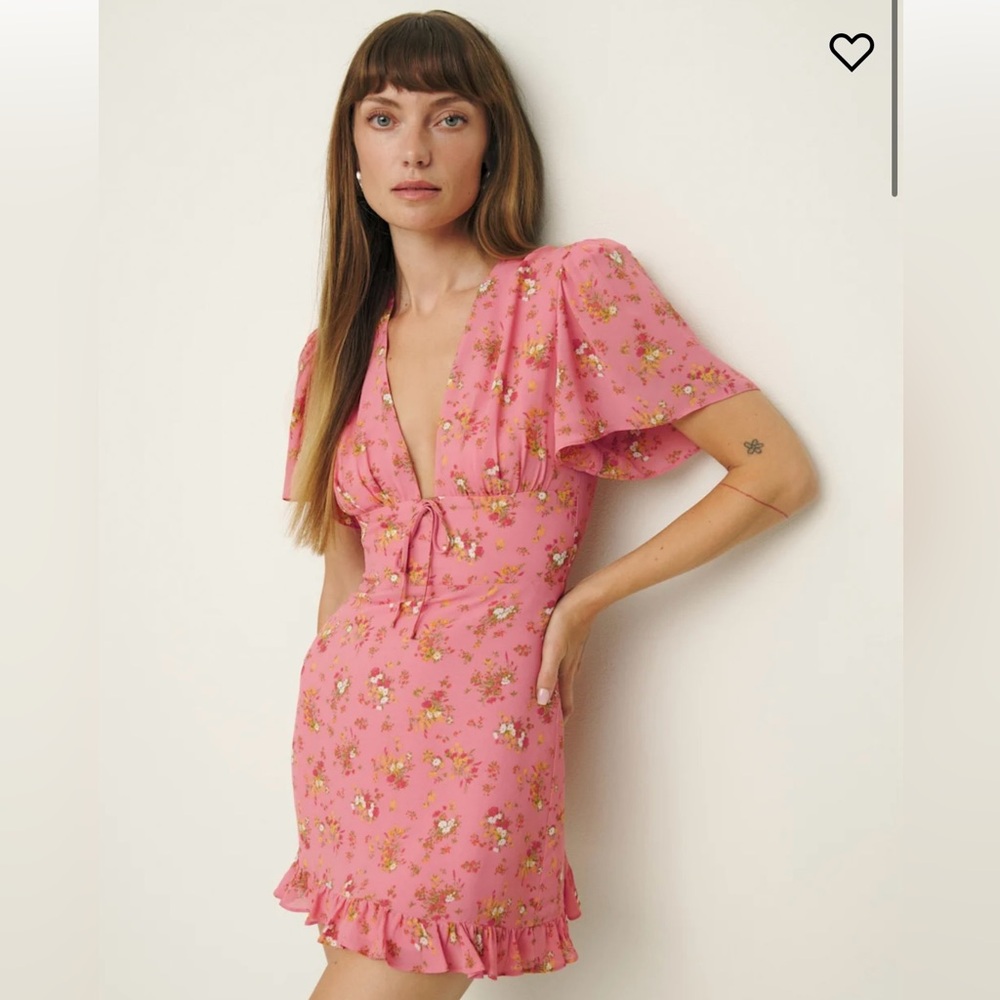 Reformation Mya Dress in Rosato